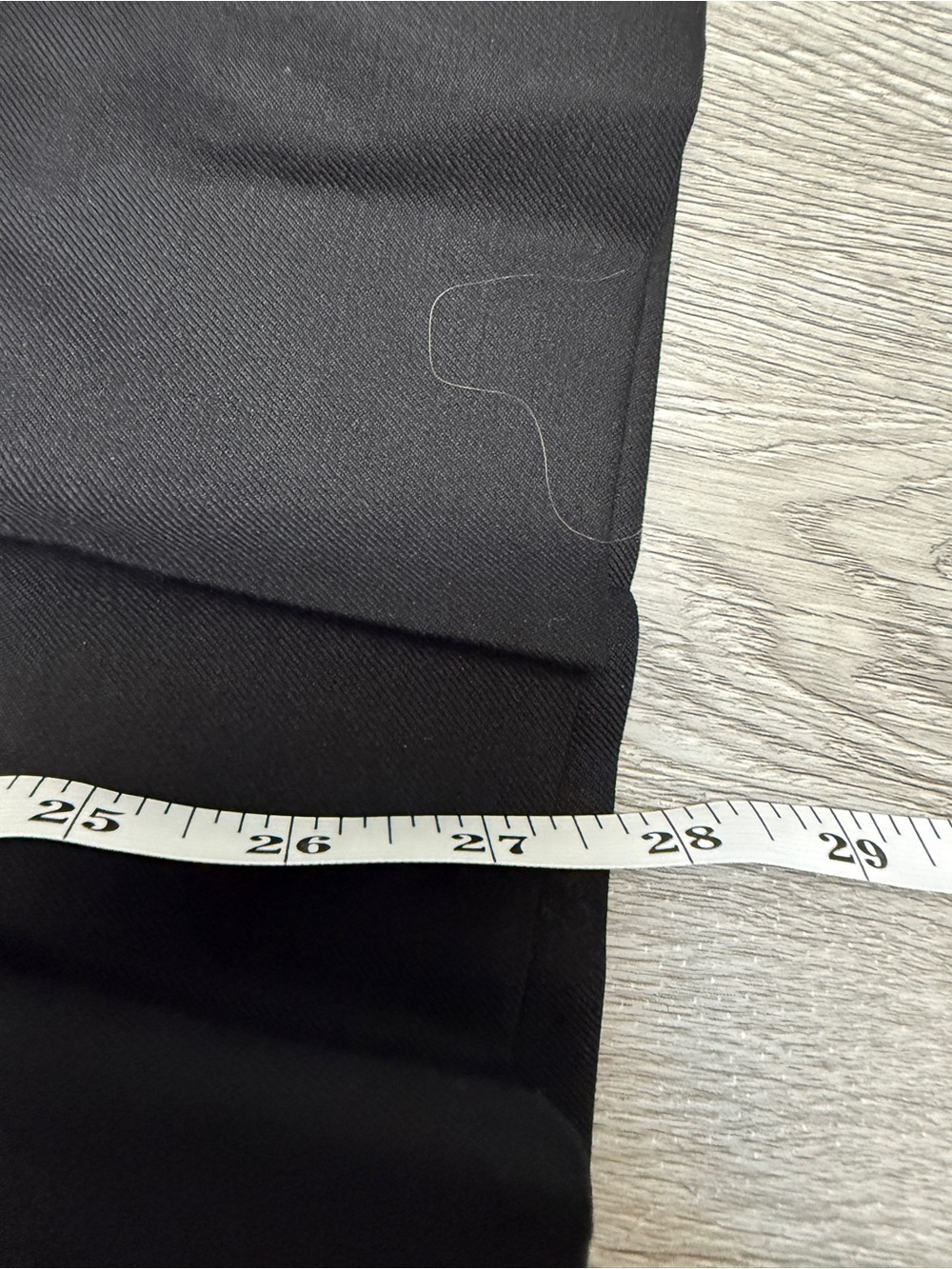 Jos. A. Bank Traveler Collection Black Tailored Fit Suit Pants 100% Wool 38x30 - Picture 9 of 10